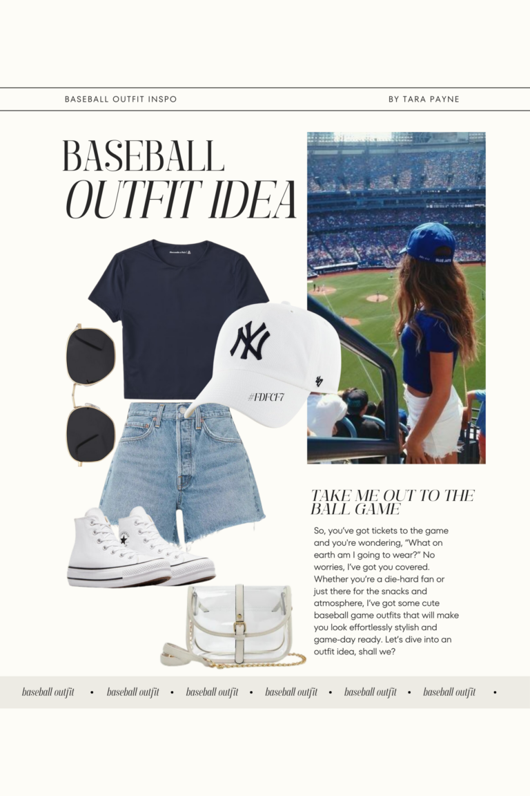 11 Outfit Ideas To Wear To A Baseball Game